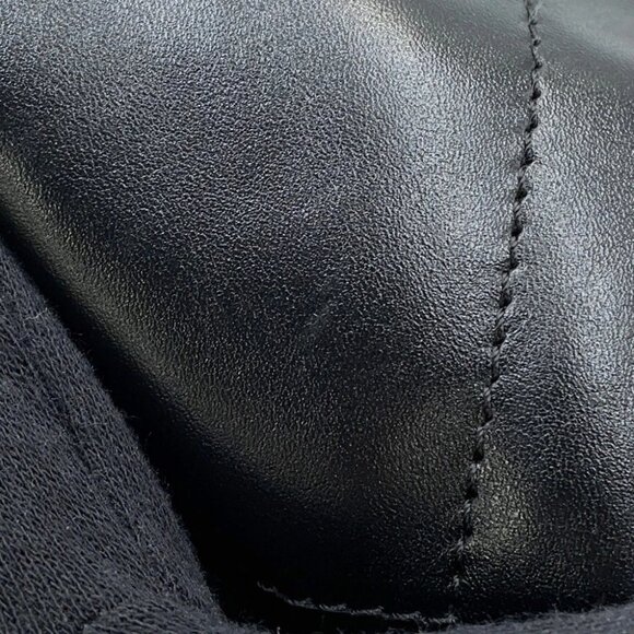 CHANEL CHANEL22 ChainShoulder Bag Size Mini Shiny Calf Leather Black A - Picture 7 of 16